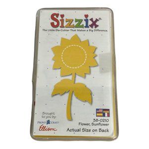 Sizzix Yellow Die Cutter Sunflower 38-0210 Provo Craft